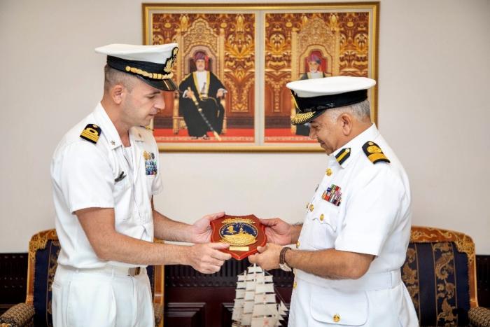ITS FASAN Commander Roberto Ruggiero & Commodore Tariq Bin Issa Al Raisi meeting