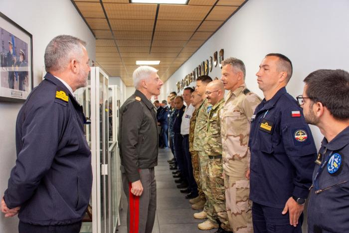 GEN Brieger meets with ATALANTA OHQ staff