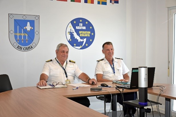 Mr Martin Cauchi and EUNAVFOR COS during the VTC