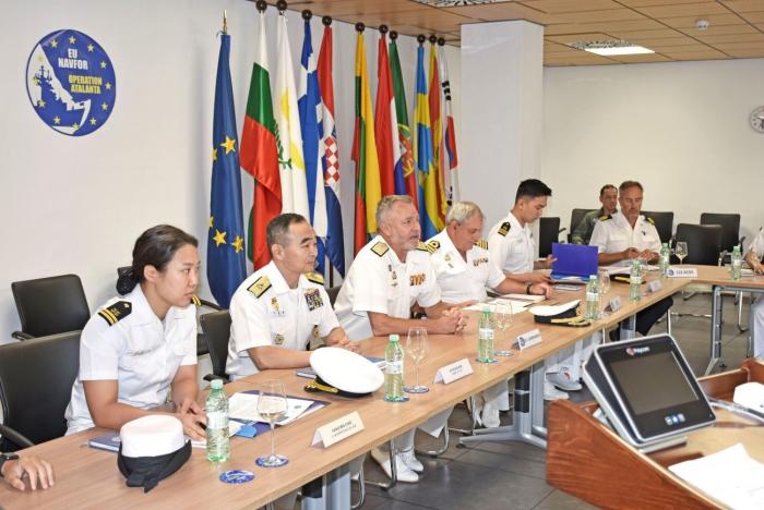 OPCDR, CTF-151 FCdr, OHQ personnel and CTF 151 delegation