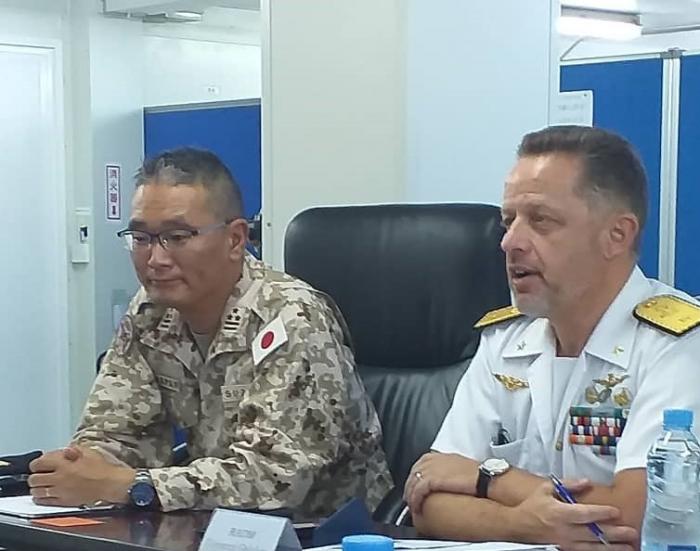 DCOM and Col. Kosuke Suzuki during the meeting