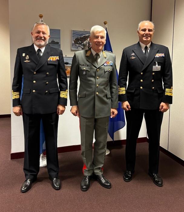 The Chairman of the EU MC, former and current EUNAVFOR OPCDR