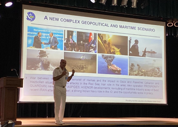 OPCDR in his speech in the Maritime Security Conference