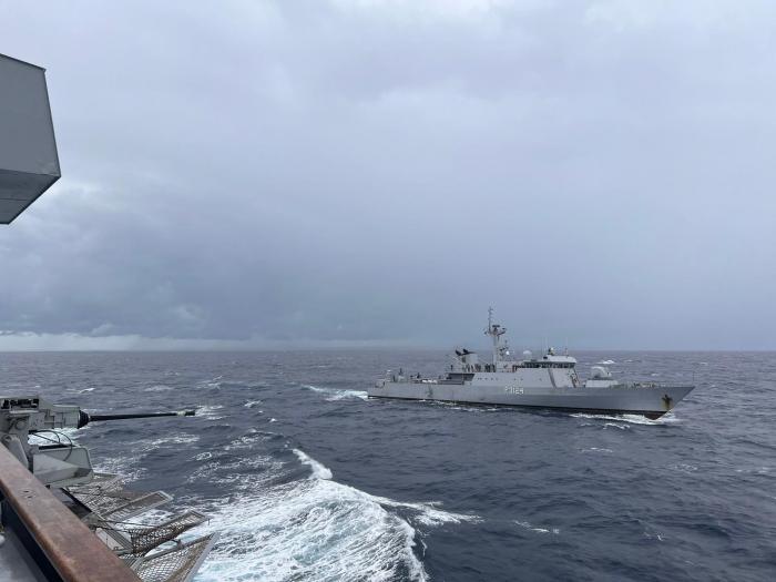 Joint activity at sea conducted by EUNAVFOR ATALANTA and Kenyan Navy