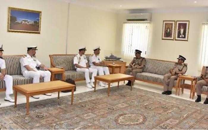 Force Commander during his meeting with the Royal Omani Police Assistant Commander of Coast Guard