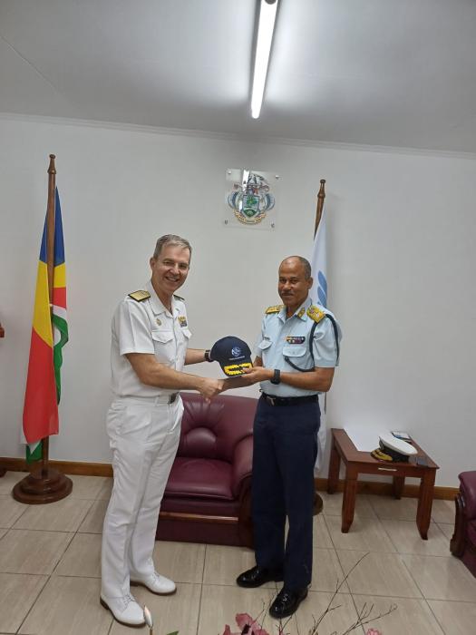 UNAVFOR ATALANTA Force Commander during the visit