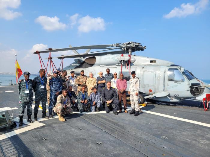 Trainees on board the ATALANTA flagship SANTA MARIA