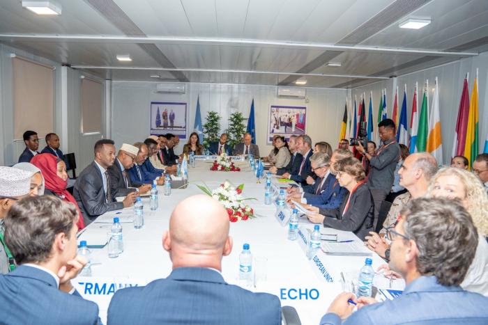 EU-Somalia Political Dialogue. Meeting with the President of the Federal Republic of Somalia, H.E. Hassan Sheikh Mohamud