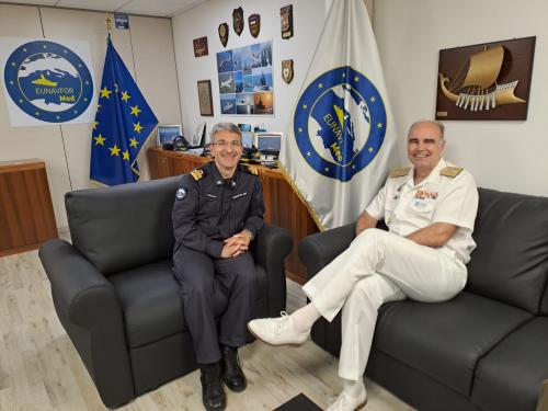 Operation ATALANTA Commander with Operation IRINI Commander Operation ATALANTA Commander with Operation IRINI Commander