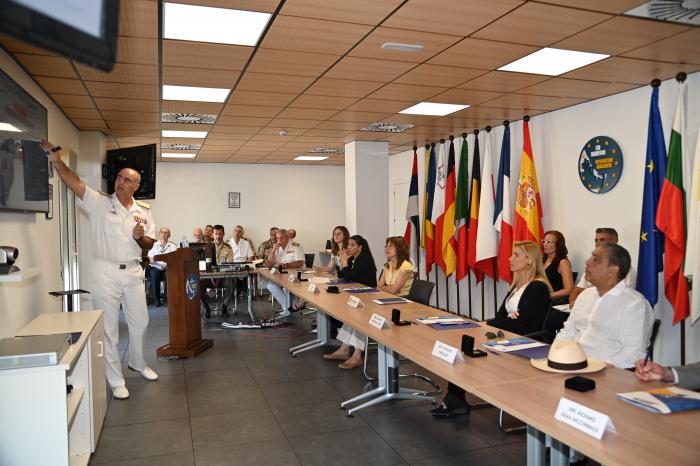 US Congress representatives attending the Operation Commander briefing