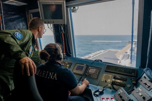 EUNAVFOR ATALANTA and Indian Navy joint exercise at sea