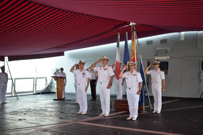 Spanish Rear Admiral Assumes Command of EUNAVFOR Operation ATALANTA 50th Rotation