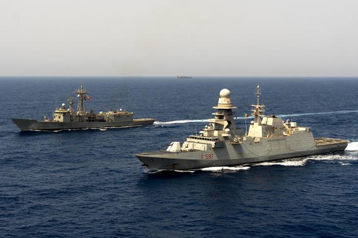 EUNAVFOR assets, ESPS NAVARRA and ITS MARCEGLIA