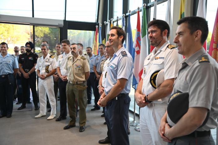 ESP General Staff course attendees at the ATALANTA Operation Headquarters