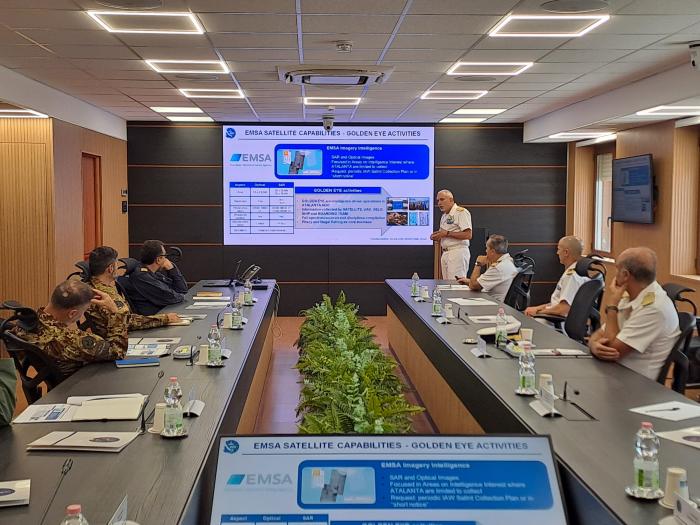 Operation ATALANTA Commanders visit Rome to engage with Italian Defence Forces commanders.