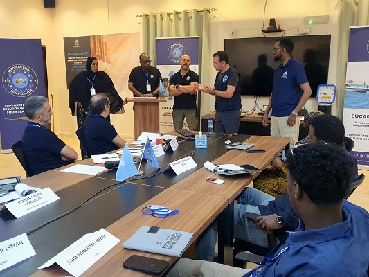 Table top exercise led by INTERPOL in Bossasso