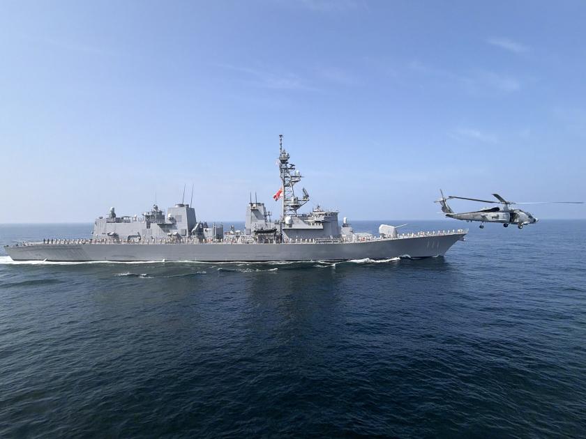 EUNAVFOR ATALANTA flagship and JPS OHNAMI