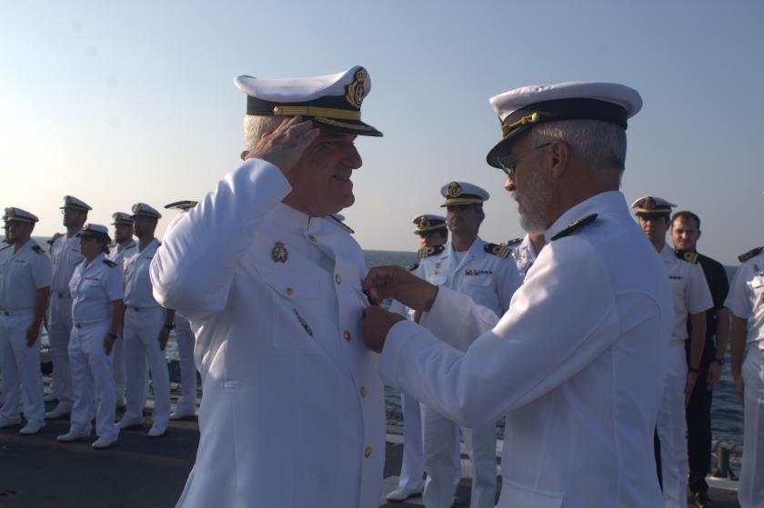 Force Commander and ESPS VICTORIA Commanding Officer