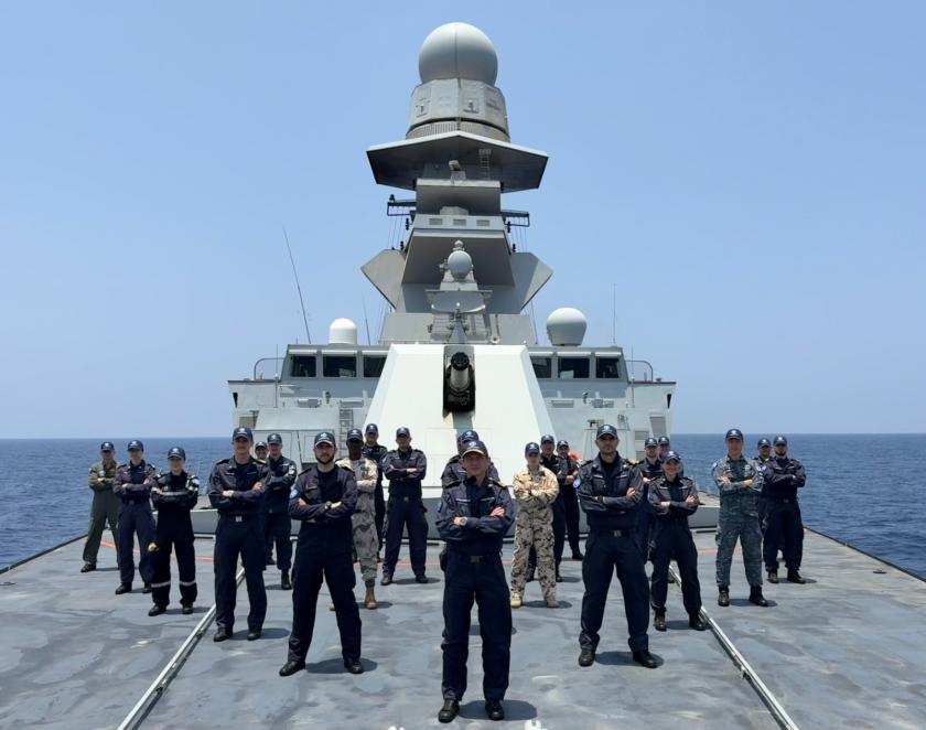 EUNAVFOR ATALANTA surface assets and FHQ personnel