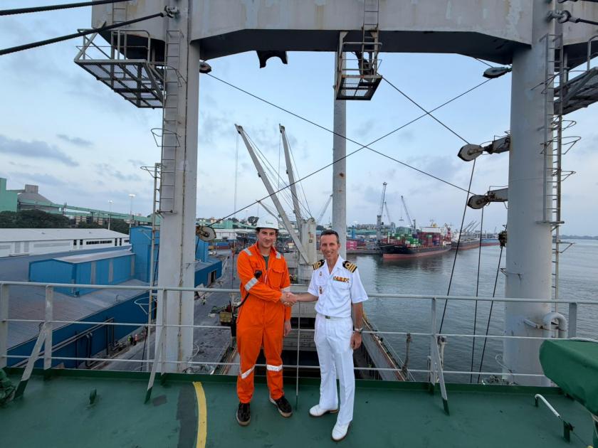 ATALANTA ESP CANARIAS and MV OCEAN BENEFIT crewmember