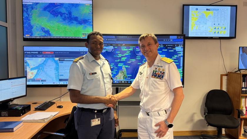 Force Commander during his visit to the Regional Coordination Operations Center and the National Information Sharing Coordination Center