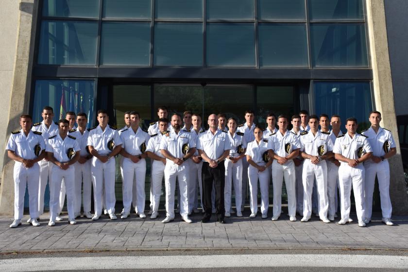 Midshipmen from the Spanish Naval Academy at ATALANTA Headquarters facilities
