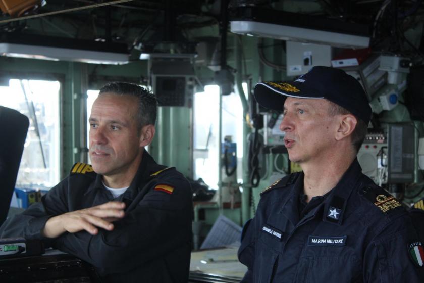 ATALANTA Force Commander and ESPS NUMANCIA Commanding Officer