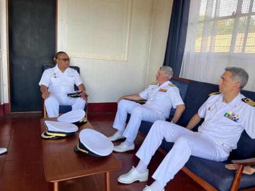 Force Commander meeting with Captain Andry Guy Ohm Rafehizato