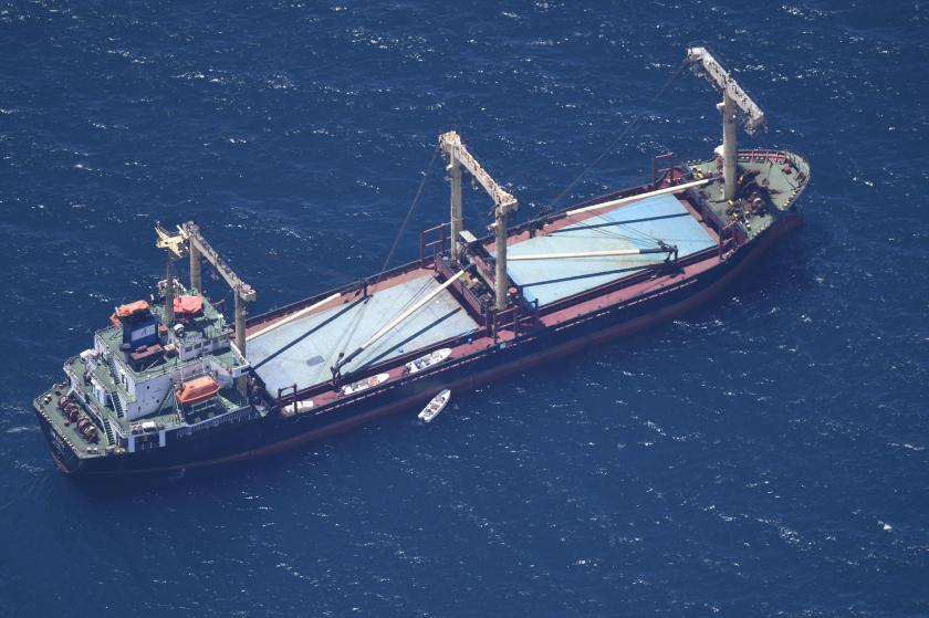 Merchant vessels SWARD from EUNAVFOR ATALANTA air asset