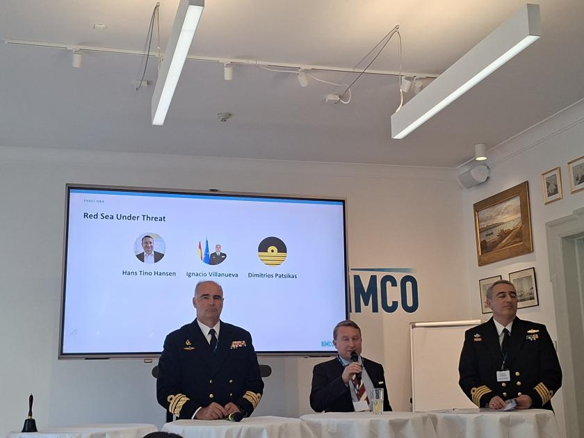ATALANTA Operation Commander during the BIMCO Maritime Security Symposium