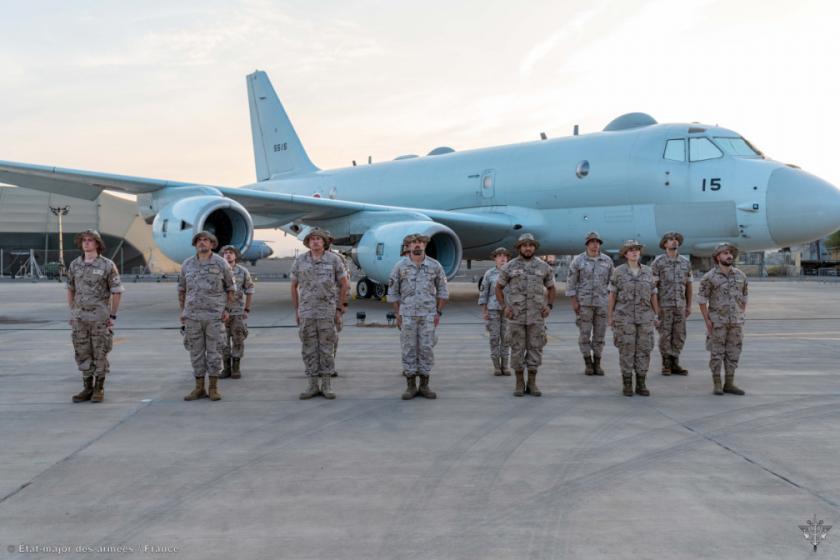 ATALANTA ORION Detachment personnel during the ceremony