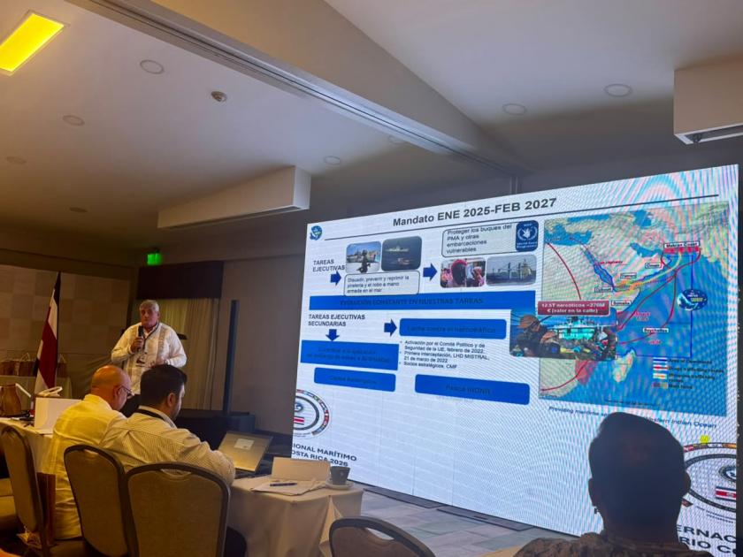 ATALANTA Shipping Advisor during his presentation
