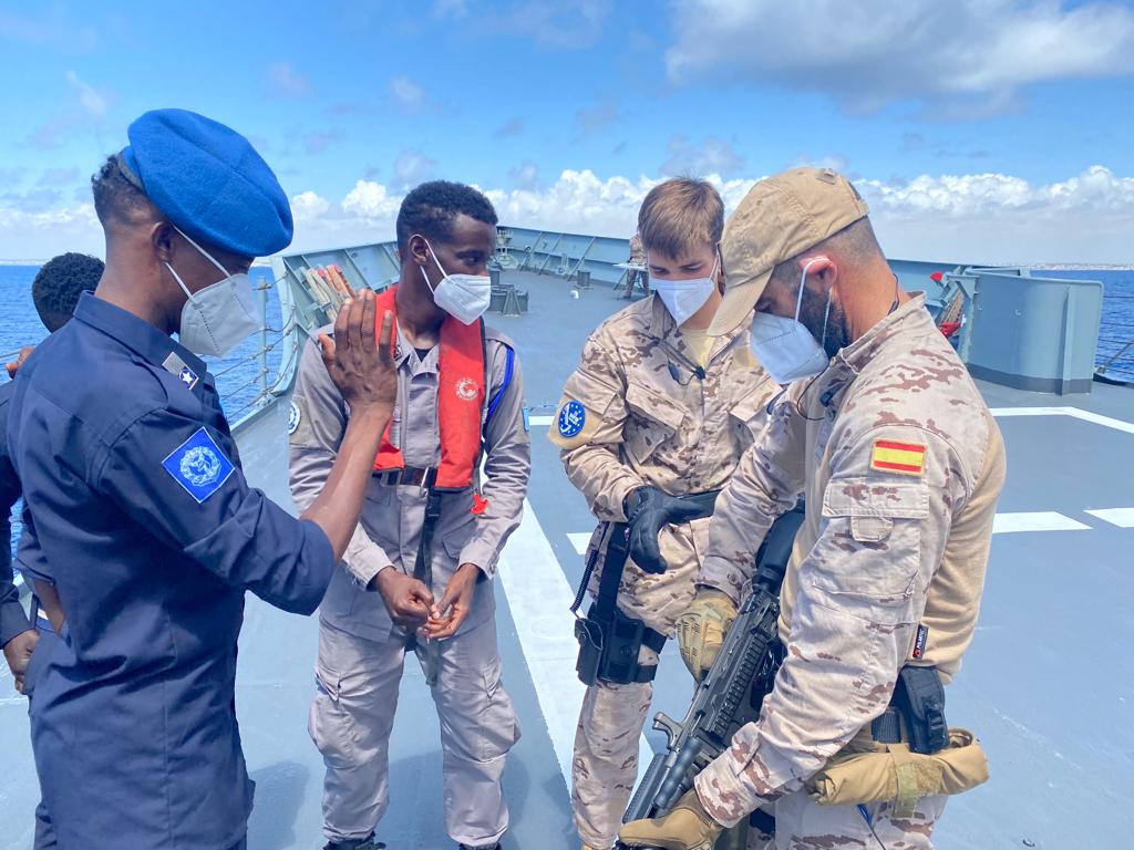 EU NAVFOR Somalia returns to-person capacity building activities with Somali Security Forces