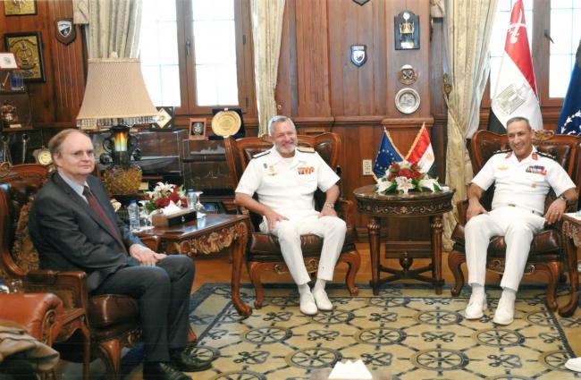 EU Ambassador to Egypt, OPCDR and Commander of the Egyptian Navy