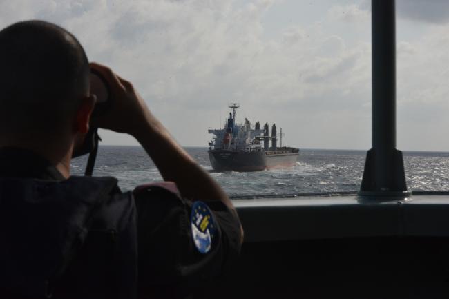 WORLD FOOD PROGRAMME VESSEL ESCORTED BY ATALANTA IN THE GULF OF ADEN