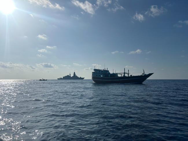 ATALANTA TAKES CONTROL OF THE IRANIAN-FLAGGED VESSEL HIJACKED OFF THE COAST OF SOMALIA