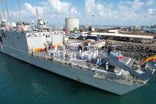 FHQ Change of Command ceremony in Djibouti Port