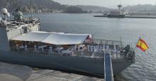 ESPS NAVARRA while moored in Muscat, Oman