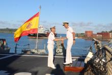 Event on board ATALANTA flagship in Seychelles