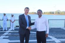 Event on board ATALANTA flagship in Seychelles