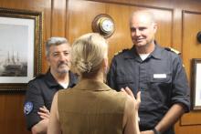 THE HIGH REPRESENTATIVE KAJA KALLAS VISITS ATALANTA’S FLAGSHIP ESPS NUMANCIA