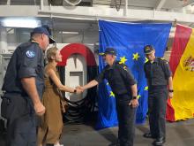 THE HIGH REPRESENTATIVE KAJA KALLAS VISITS ATALANTA’S FLAGSHIP ESPS NUMANCIA