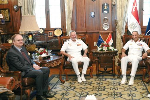EU Ambassador to Egypt, OPCDR and Commander of the Egyptian Navy