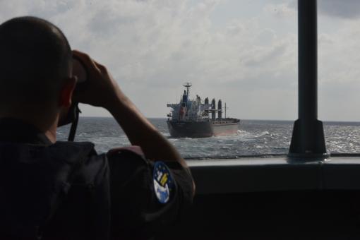 WORLD FOOD PROGRAMME VESSEL ESCORTED BY ATALANTA IN THE GULF OF ADEN